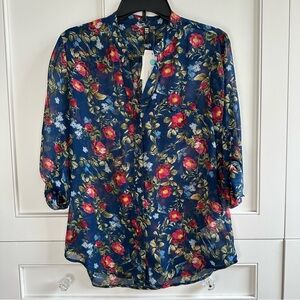 NWT Kut from the Kloth floral blouse, size S